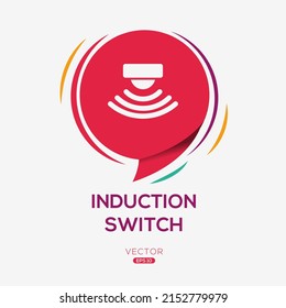 Creative (Induction switch) Icon, Vector sign.
