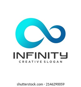 Creative Infinity Logo Design Vector Template