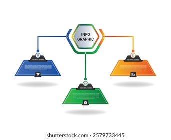 Creative info graphic template design vector illustration