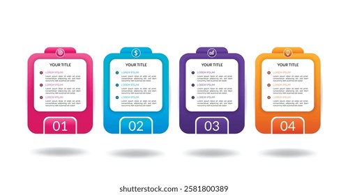 Creative info graphic template design  vector illustration