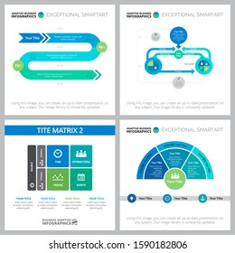 Creative infographic design for development strategy, workflow layout, presentation slide template. Business and startup concepts. TITE matrix, flow, step and process charts