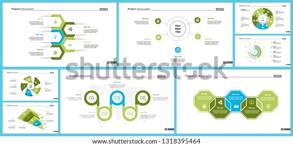 Creative Infographic Diagrams Geometric Elements Project Stock Vector ...