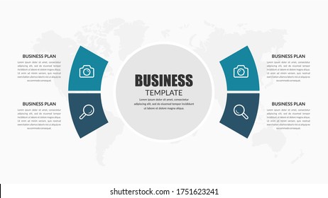 Creative Infographic Element for Business Strategy Premium Vector