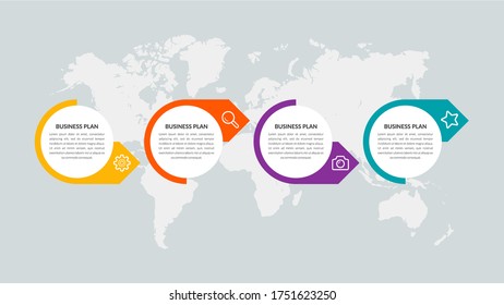 Creative Infographic Element for Business Strategy Premium Vector