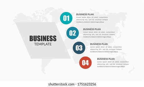 Elemento Infográfico Creativo para Vector Premium de Estrategia Empresarial