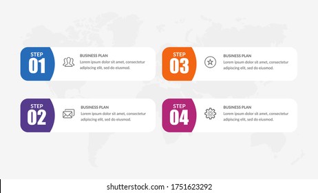 Elemento Infográfico Creativo para Vector Premium de Estrategia Empresarial
