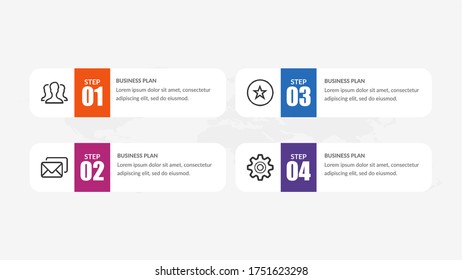 Creative Infographic Element for Business Strategy Premium Vector
