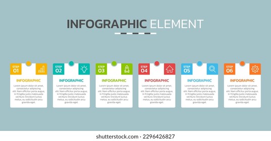 Creative infographic element design template