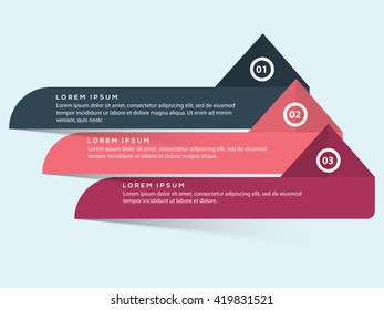 Creative infographic element on sky blue background for your Business.