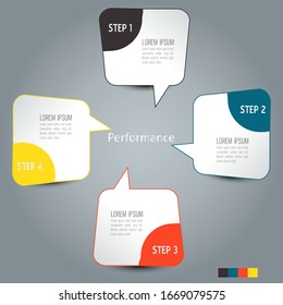 Creative infographics elements. EPS10.Business ideas.