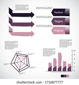 Creative infographics elements. EPS10.Business ideas.
