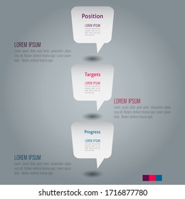 Creative infographics elements. EPS10.Business ideas.