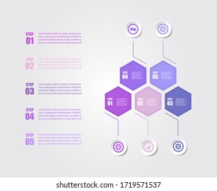 Creative infographics elements. EPS10.Business ideas.