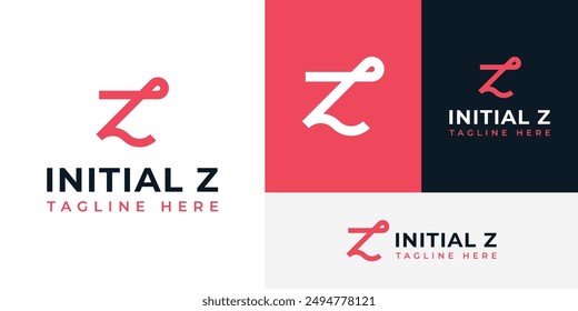 Creative Initial Alphabet Z logo Design Branding Template