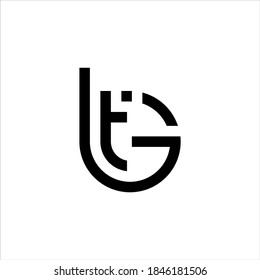 Creative Initial BT BTIG Logo Vector.Geometric Monogram Design