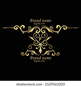 creative initial f latter logo design with luxury design and modern business vector template. creative new f monogram logo , royal logo design with golden color