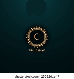 kreative Initial Letzter goldenes Logo-Design mit moderner Business-Vektor-Vorlage kreatives, isoliertes goldenes Monogramm Logo-Design 


