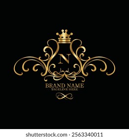 creative  initial  latter x logo design with modern business vector template.  creative isolated x monogram logo design with new latter logo golden color and black background . design of elements 