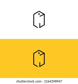 Creative initial LC letters Box House logo.It will be suitable for which company or brand name start those initial.