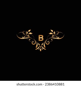 Creative Initial letter B logo design with modern business vector template. Creative isolated B monogram logo design
