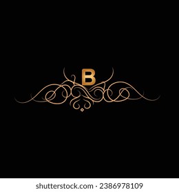 Creative Initial letter B logo design with modern business vector template. Creative isolated B monogram logo design