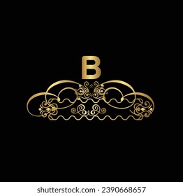 Luxusmonogramm-Logo-Design