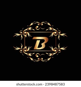 Creative Initial letter b logo design with modern business vector template. Creative isolated b monogram logo design
