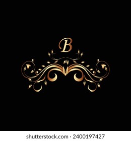 Creative Initial letter B logo design with modern business vector template. Creative isolated B monogram logo design