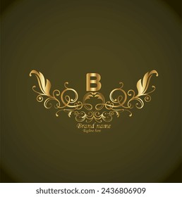 Creative Initial letter b logo design with modern business vector template. Creative isolated b monogram logo design