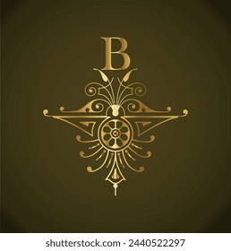 Creative Initial letter b logo design with modern business vector template. Creative isolated b monogram logo design
