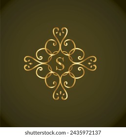 Creative Initial letter band name logo design with modern business vector template. Creative isolated band name monogram logo design
