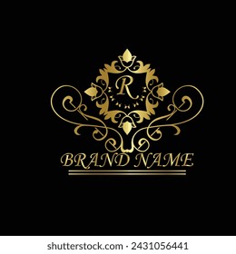 Creative Initial letter brand name logo design with modern business vector template. Creative isolated brand name monogram logo design
