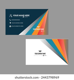 Creative Initial letter business card logo design with modern business vector template. Creative isolated business card monogram logo design
