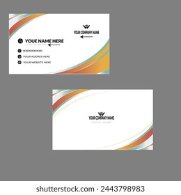 Creative Initial letter business card logo design with modern business vector template. Creative isolated business card monogram logo design
