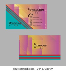 Creative Initial letter business card logo design with modern business vector template. Creative isolated business card monogram logo design
