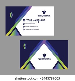 Diseño creativo del logotipo de la tarjeta de visita de la carta inicial con la plantilla moderna del vector del negocio. Diseño aislado creativo del logotipo del monograma de la tarjeta de visita
