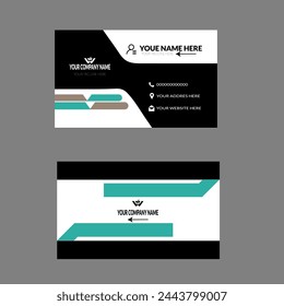 Creative Initial letter business card logo design with modern business vector template. Creative isolated business card monogram logo design
