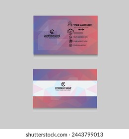 Creative Initial letter business card logo design with modern business vector template. Creative isolated business card monogram logo design
