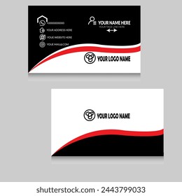 Creative Initial letter business card logo design with modern business vector template. Creative isolated business card monogram logo design
