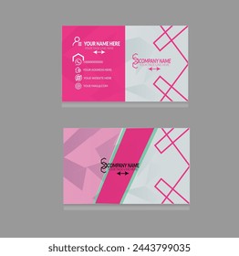 Creative Initial letter business card logo design with modern business vector template. Creative isolated business card monogram logo design
