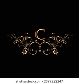 Creative Initial letter C logo design with modern business vector template. Creative isolated C monogram logo design
