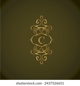 Creative Initial letter c logo design with modern business vector template. Creative isolated c monogram logo design
