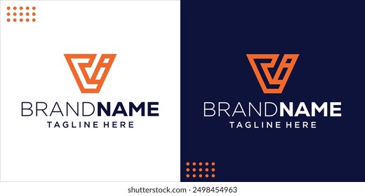 Creative Initial Letter CI Logo, Design Inspiration, Illustration, Vector