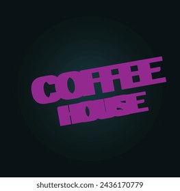 Creative Initial letter coffee house logo design with modern business vector template. Creative isolated coffee house monogram logo design