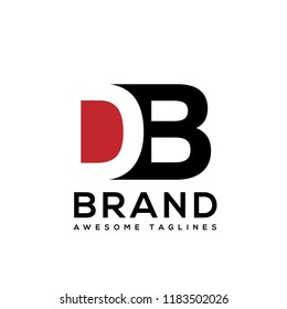 Creative Initial Letter D And B Logo Vector Template Element