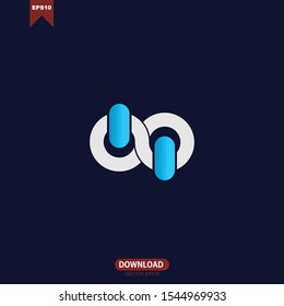 Creative Initial letter DP logo vector design