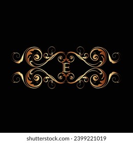 Creative Initial letter E logo design with modern business vector template. Creative isolated E monogram logo design