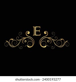 Creative Initial letter E logo design with modern business vector template. Creative isolated E monogram logo design