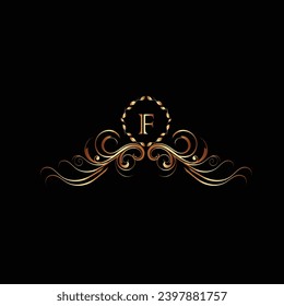 Creative Initial letter F logo design with modern business vector template. Creative isolated F monogram logo design
