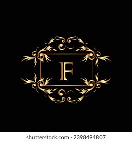 Creative Initial letter F logo design with modern business vector template. Creative isolated F monogram logo design
